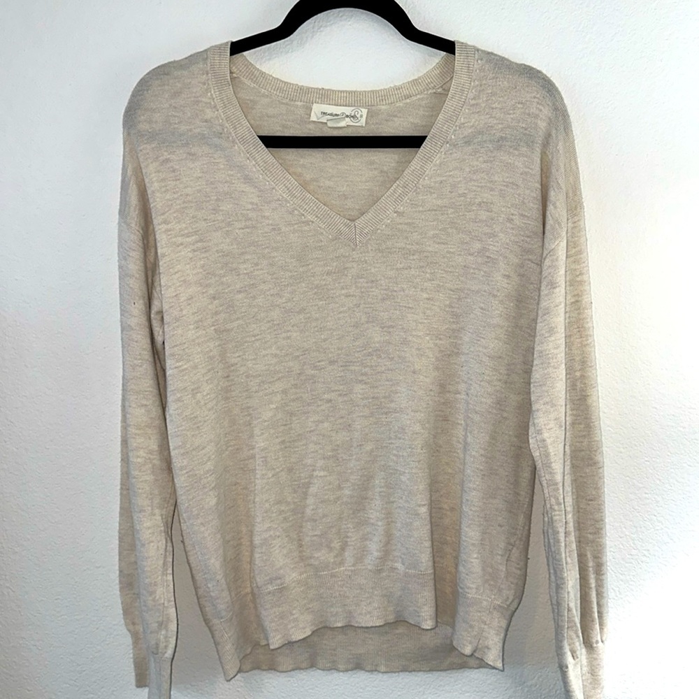 Treasure & Bond Women’s Bone Light Sweater